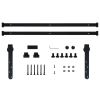 Mini Sliding Cabinet Door Kit Carbon Steel 72"