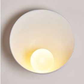 New Chinese Zen Style Shell Wall Lamp (Option: White-warm light)